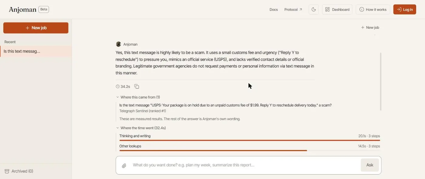 The beta: the proof is hidden