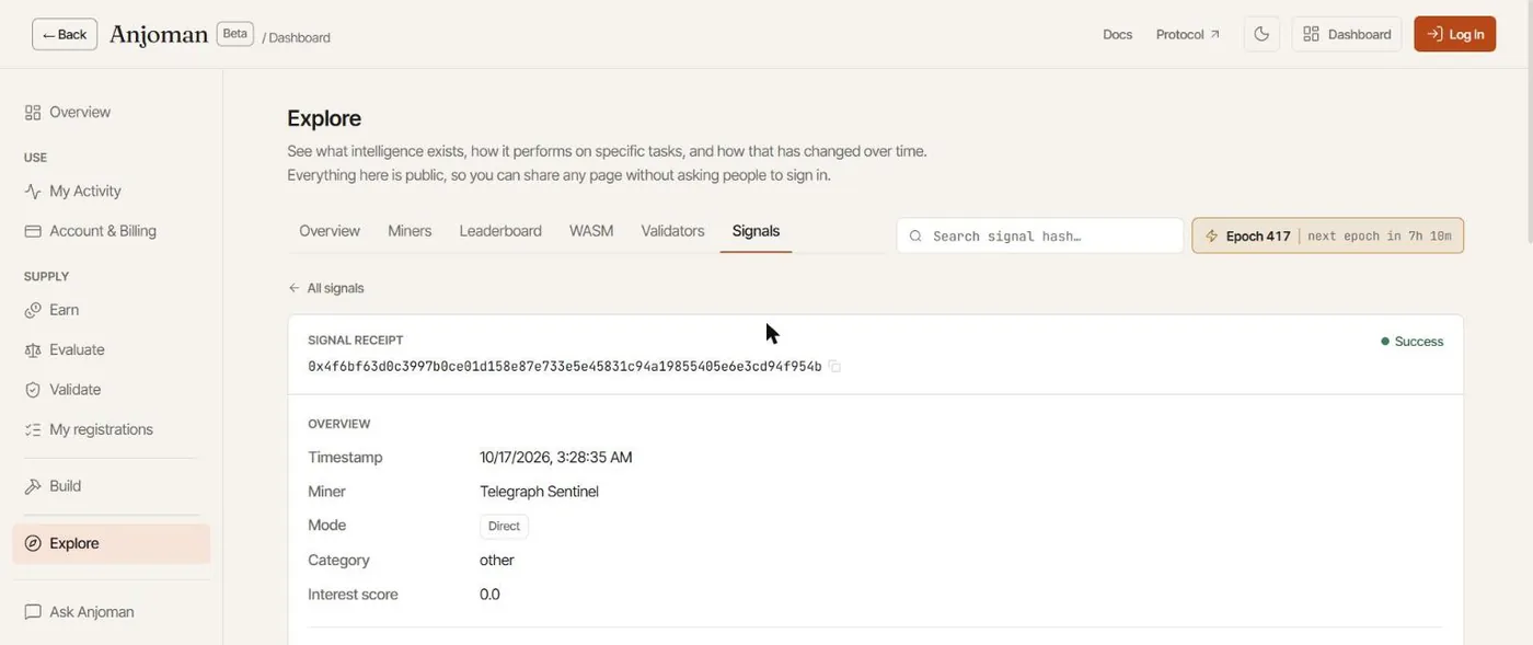 The beta: the public record leads with raw json