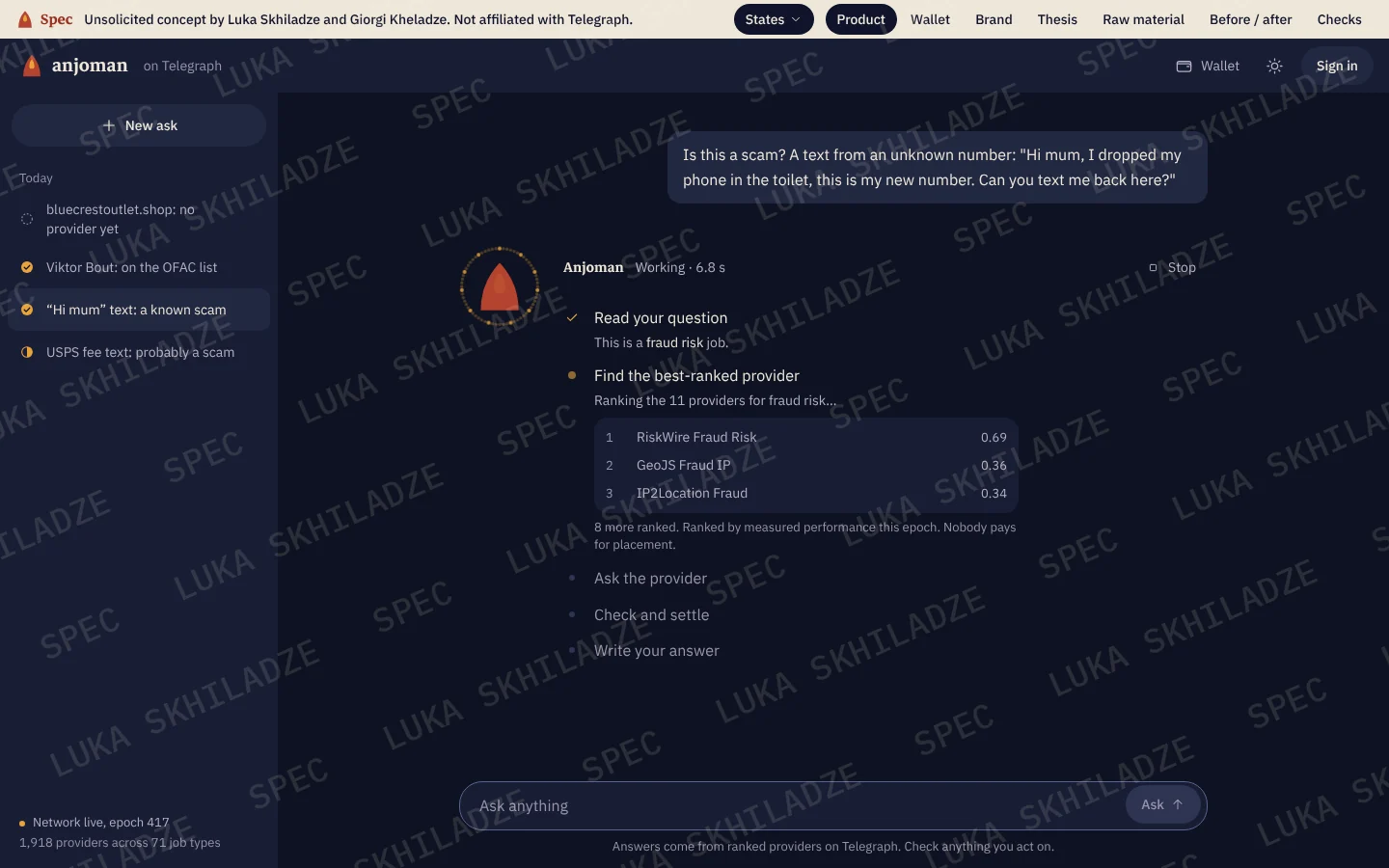 The redesign: while it works